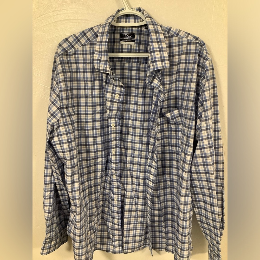 izod patterned button up shirt